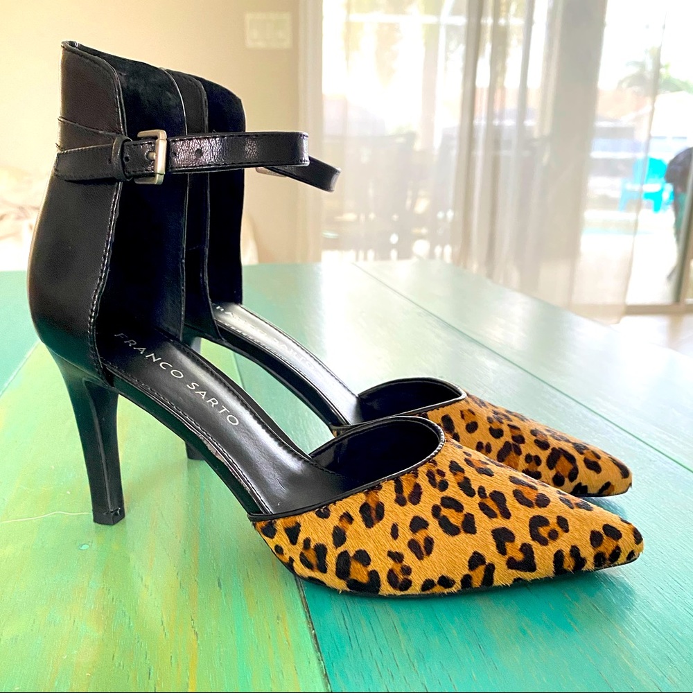 Franco Sarto | Diamana Dress Pump Leopard Heels 7.5